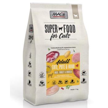 2x7kg MAC's Superfood for Cats Adult kacsa, pulyka & csirke  száraz macskatáp kép