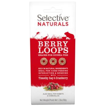 2x80g Selective Naturals Berry Loops tengerimalacoknak kép