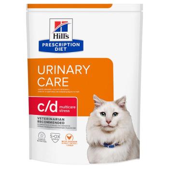 2x8kh Hill's Prescription Diet Feline száraz macskatáp- c/d Multicare Stress Urinary Care csirke (2 x 3 kg) kép