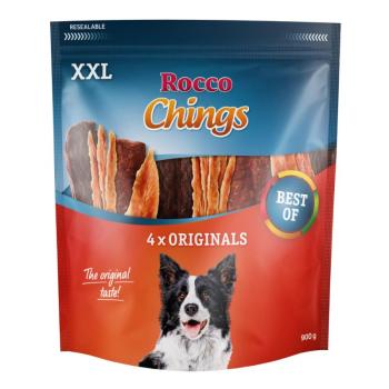 2x900g Rocco Chings kutyasnack XXL csomagban-Mix: csirkemell, kacsamell, marha kép