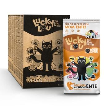 2x9kg Lucky Lou Adult szárnyas & kacsa száraz macskatáp kép