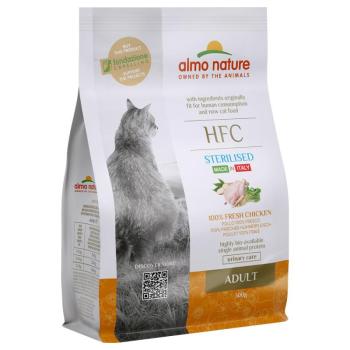 300g Almo Nature HFC Adult Sterilized csirke száraz macskatáp kép