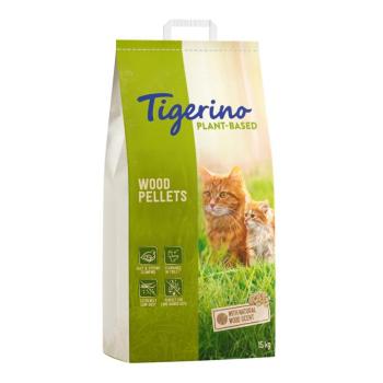 30l Tigerino Plant-Based fapellet macskaalom - természetes faillattal, illatmentes kép