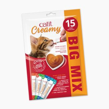 30x10g Catit Creamy macskasnack vegyes csomag 4 változattal kép