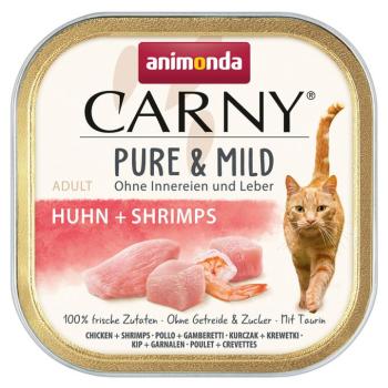 32x100g animonda Carny Adult Pure & Mild csirke + garnéla nedves macskatáp kép