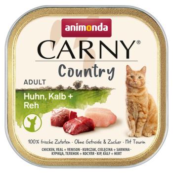 32x100g Animonda Carny Country Adult Csirke, borjú & őz nedves macskatáp kép