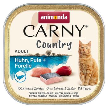 32x100g Animonda Carny Country Adult Csirke, pulyka & pisztráng nedves macskatáp kép