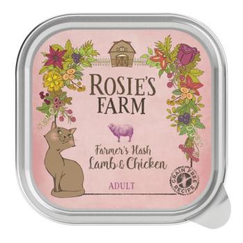 32x100g Rosie's Farm Adult nedves macskatáp- Bárány & csirke kép