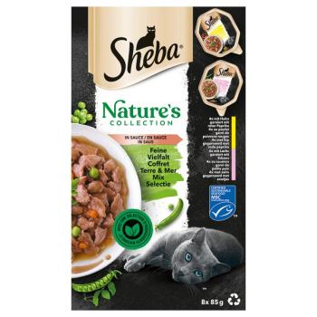 32x85g Sheba Nature's Collection szószban Finom változatosság nedves macskatáp kép