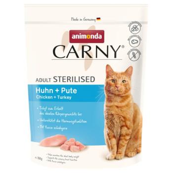 350g animonda Carny Adult Sterilised csirke + pulyka száraz macskatáp kép