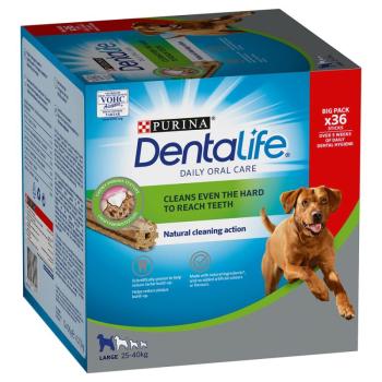 36db (12x106g) Purina Dentalife fogápoló snack nagy testű kutyáknak kép