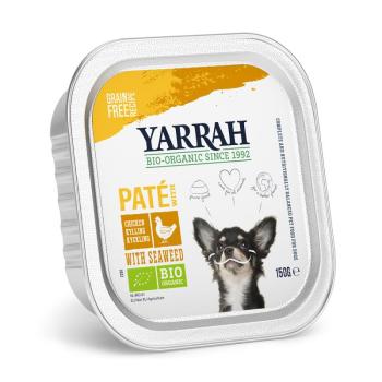 36x150g Yarrah Bio Paté Bio csirke & bio tengeri alga nedves kutyatáp kép