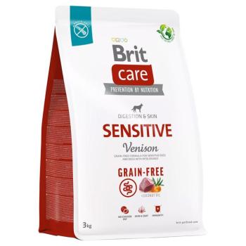 3kg Brit Care Dog Grain-free Sensitive Vension & Potato száraz kutyatáp kép