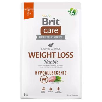 3kg Brit Care Dog Hypoallergenic Weight Loss nyúl száraz kutyatáp kép