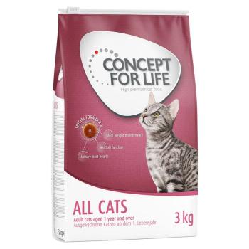 3kg Concept for Life All Cats száraz macskatáp-javított receptúra kép