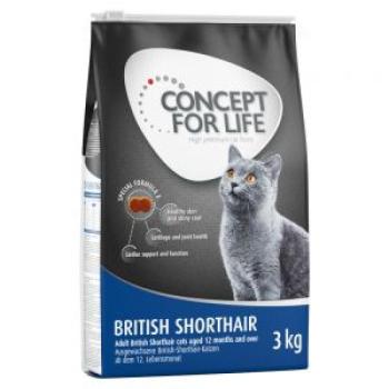 3kg Concept for Life British Shorthair Adult száraz macskatáp kép