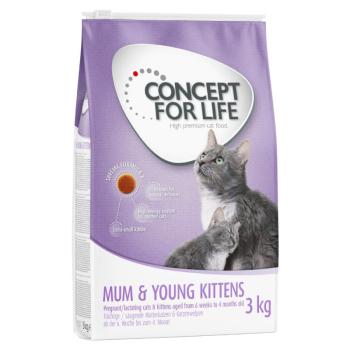 3kg Concept for Life Mum & Young Kittens száraztáp kiscicáknak javított receptúrával kép