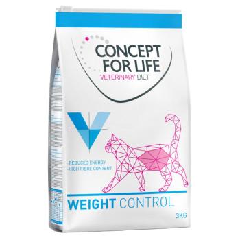 3kg Concept for Life Veterinary Diet Weight Control száraz macskatáp kép