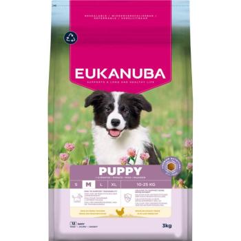 3kg Eukanuba Premium Nutrition Puppy Medium Breed csirke száraz kutyatáp kép