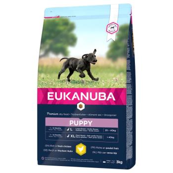 3kg Eukanuba száraztáp különböző korosztályokra és méretekre 10% árengedménnyel! száraz kutyatáp- Puppy Large Breed csirke kép