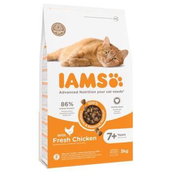 3kg IAMS Advanced Nutrition Senior Cat 7+ csirke száraz macskatáp kép
