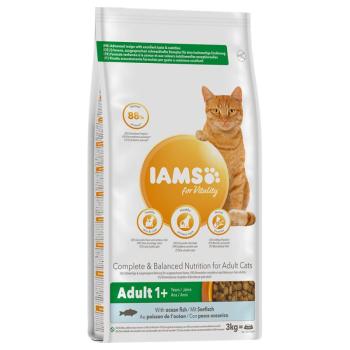 3kg Iams for Vitality Adult tengeri hal száraz macskatáp kép