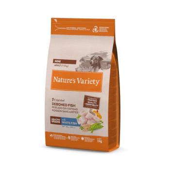 3kg Nature's Variety Healthy Grains Mini Adult fehér hal száraz kutyatáp kép