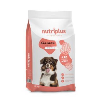 3kg Nutriplus Adult Dog lazac száraz kutyatáp kép