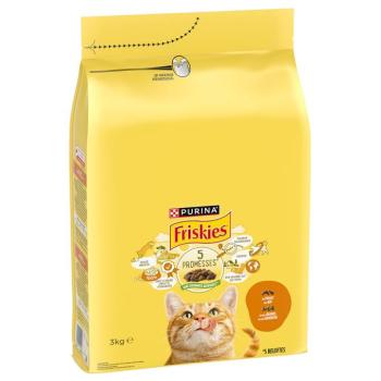 3kg PURINA Friskies Adult Cat csirke & zöldség száraz macskatáp kép