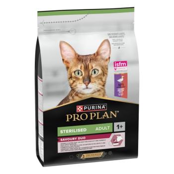 3kg PURINA PRO PLAN Sterilised Adult Savoury Duo kacsa & máj száraz macskatáp kép