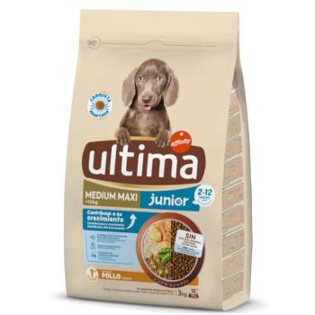 3kg Ultima Medium / Maxi Junior csirke száraz kutyatáp kép