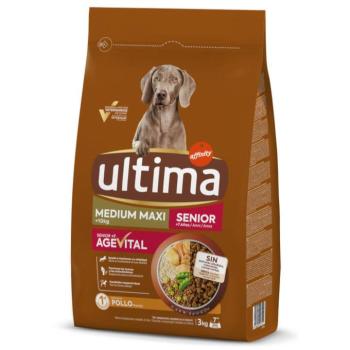 3kg Ultima Medium / Maxi Senior csirke száraz kutyatáp kép