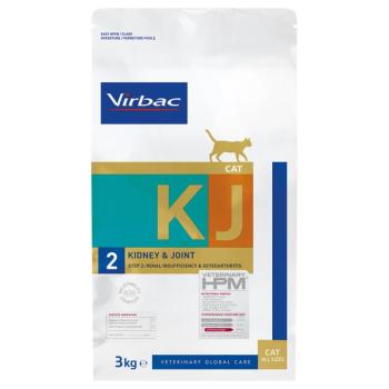 3kg Virbac Veterinary HPM Cat Kidney & Joint KJ2 száraz macskatáp kép