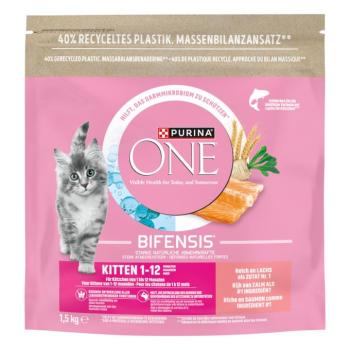 3x1,5kg PURINA ONE Junior lazac száraz macskatáp kép