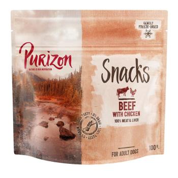 3x100g Purizon gabonamentes kutyasnack- Marha csirkével kép