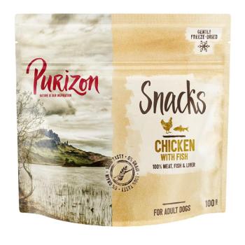 3x100g Purizon kutyasnack csirke hallal - gabonamentes kép