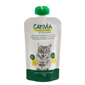 3x115g Cativia Prebiotic puding macskasnack kép