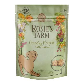 3x200g  Rosie's Farm Snacks Adult "Crunchy Flowers" kutyasnack kép