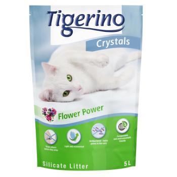 3x5 liter Tigerino Crystals Flower Power macskaalom kép