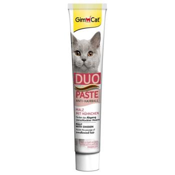 3x50g GimCat Anti-Hairball maláta & csirke Duo-paszta macskasnack kép