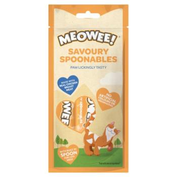 3x56g Meowee! Savoury Spoonables macskasnack csirke kép