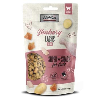 3x60g MAC's Cat Shakery Lazac  Snack macska jutalomfalat kép