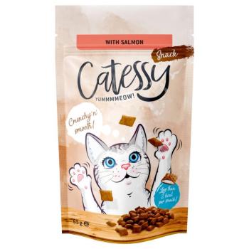3x65g Catessy lazac, vitaminok & omega-3 macskasnack kép