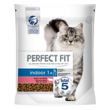 3x750g Perfect Fit Indoor 1+ marha száraz macskatáp kép