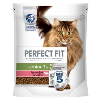 3x750g Perfect Fit Senior 7+ marha száraz macskatáp kép