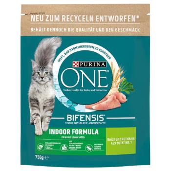 3x750g Purina ONE Indoor Formula száraz macskatáp kép