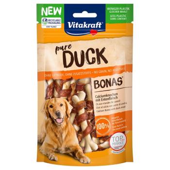 3x80g Vitakraft pure DUCK Bonas kalciumos csontok kacsával kutyasnack kép