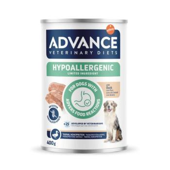 400g Advance Veterinary Diets Hypoallergenic kacsa nedves kutyatáp kép