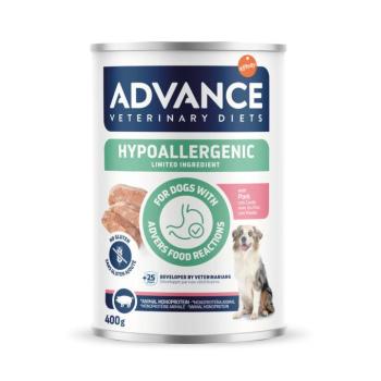 400g Advance Veterinary Diets Hypoallergenic sertés nedves kutyaeledel kép