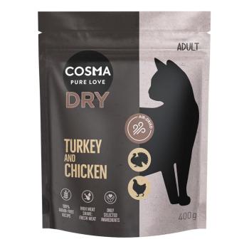 400g Cosma Air-Dried pulyka & csirke száraz macskatáp kép